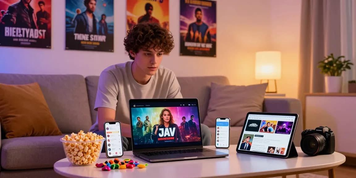 Bokep viral indonesia streaming experience in a cozy living room with trendy decor and engaging film content.