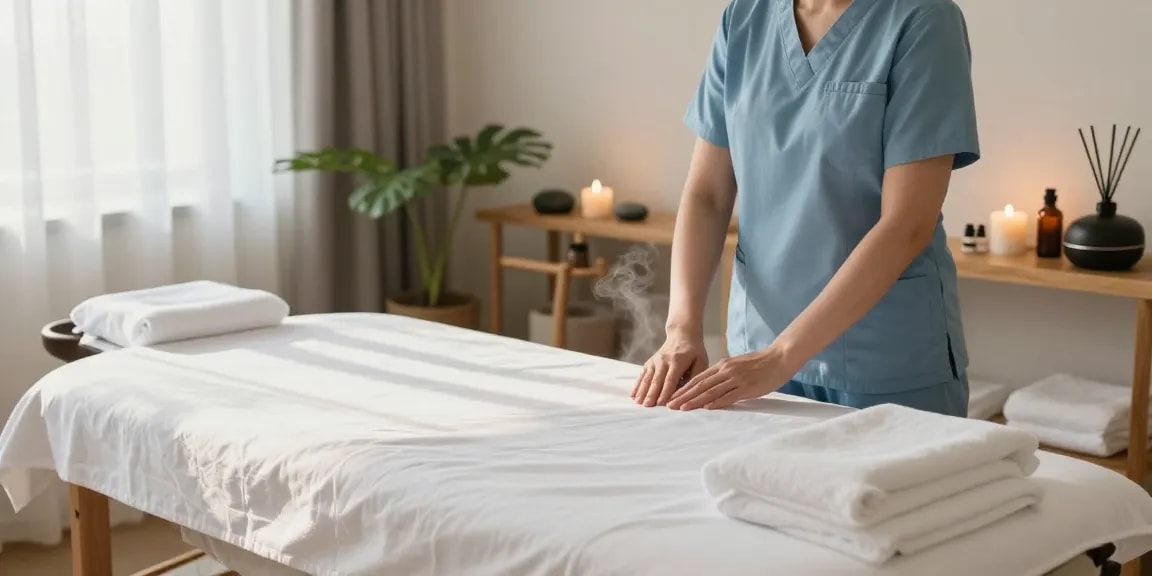 Experience 마포출장안마 in a tranquil massage studio with calming scents and serene atmosphere.