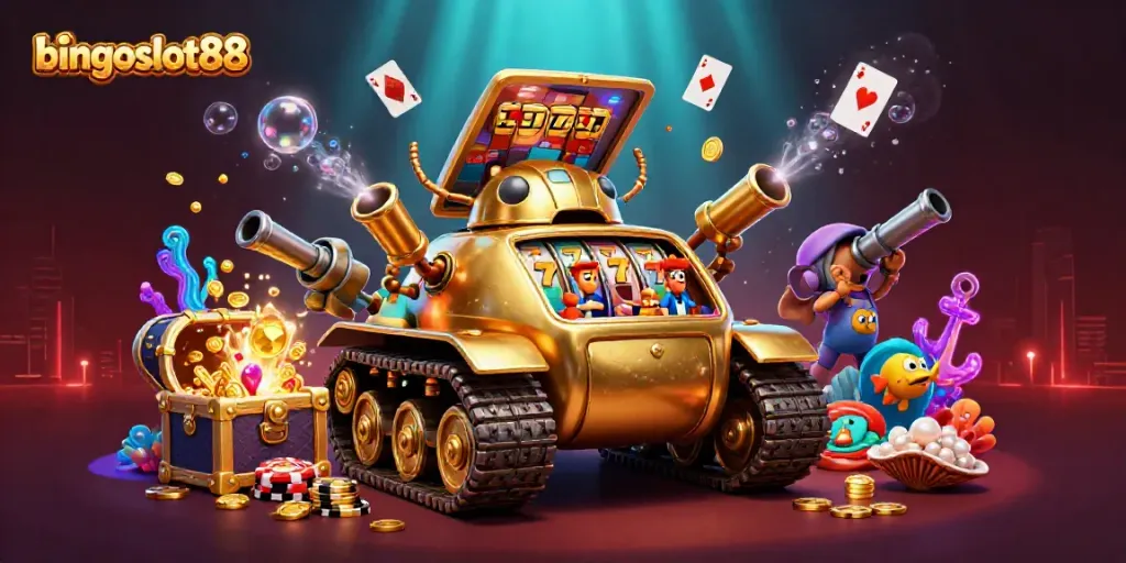 Menangkan jackpot di bingoslot88 dengan suasana kasino miniatur yang bercahaya.