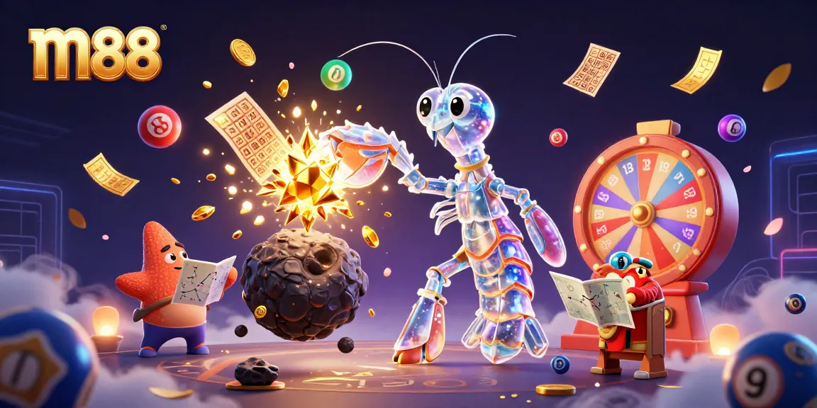 Experience the thrill with m88 as a galactic samurai battles for golden prizes amidst vibrant lottery games.