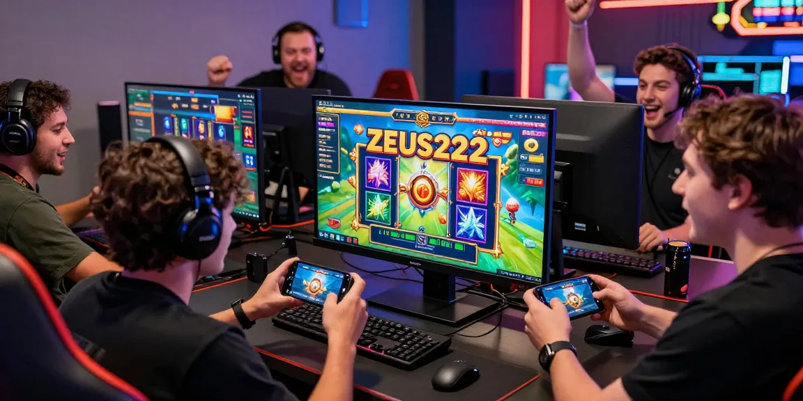 Pengalaman bermain game online ZEUS222 yang penuh semangat di ruang permainan kontemporer.