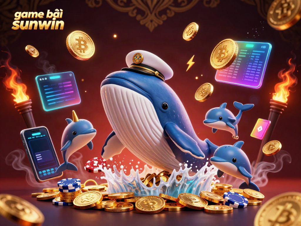 Experience the excitement of playing game bài sunwin with vibrant 3D characters and dynamic casino elements.