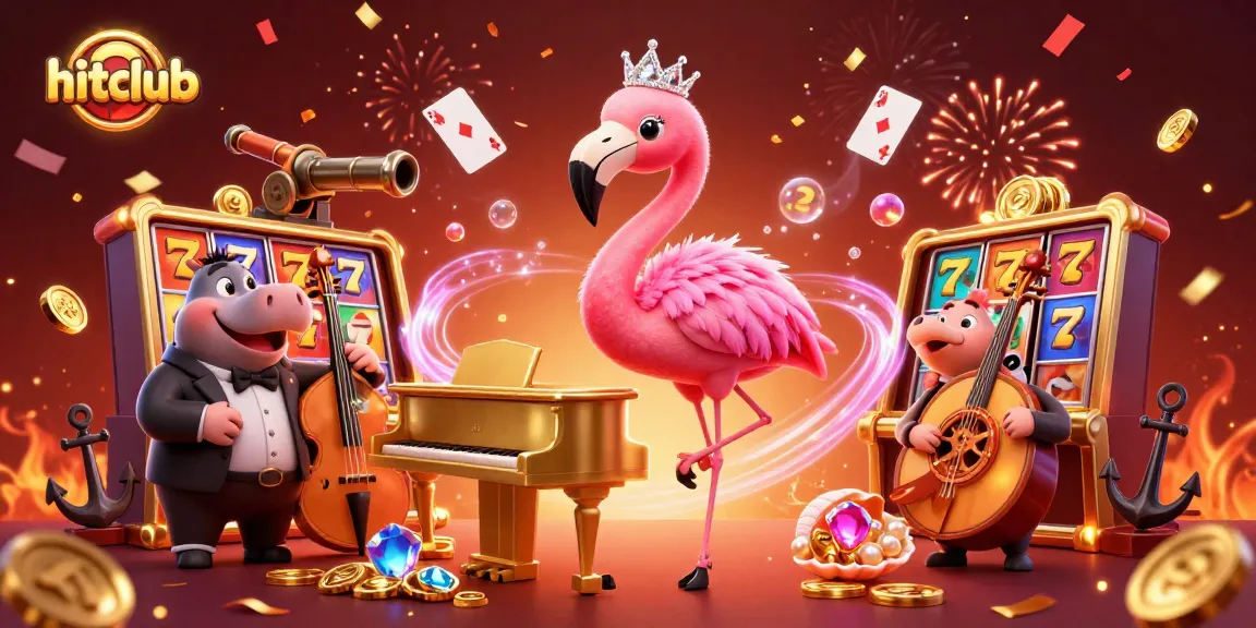 Experience the vibrant hitclub casino scene with colorful characters and dynamic gambling elements.