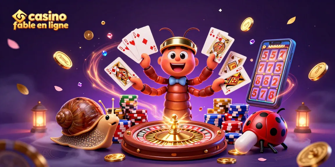 Regardez le spectacle au casino fiable en ligne avec ce croupier à mille pattes.
