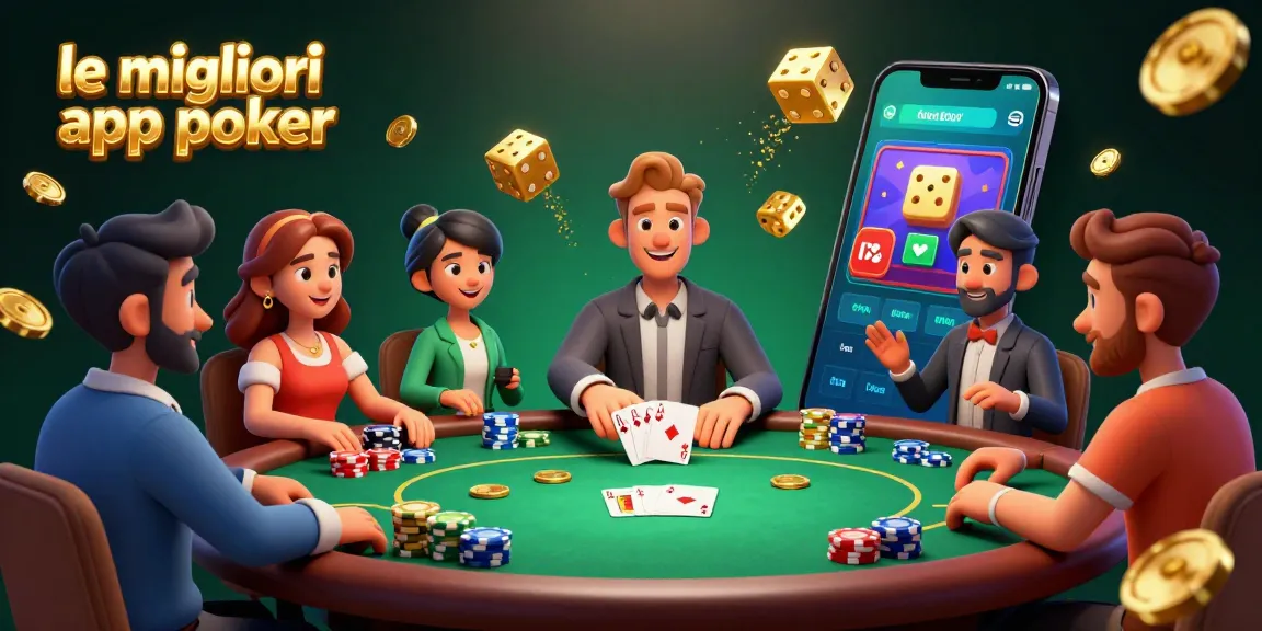 Giocando le migliori app poker con carte e fiches in un vivace ambiente, vibrazioni di gioia e opportunità.