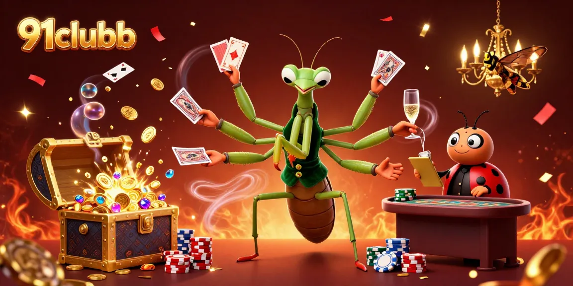 Engage with 91clubb game elements, featuring vibrant characters and dynamic casino action.