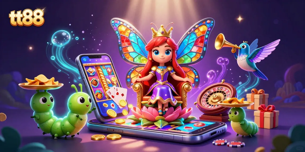 Bet on exciting games like slots at tt88 with vibrant visuals and dynamic casino elements.