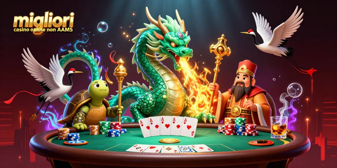 I migliori casinò online non AAMS offrono emozionanti esperienze di gioco con drago giada e saggezza.