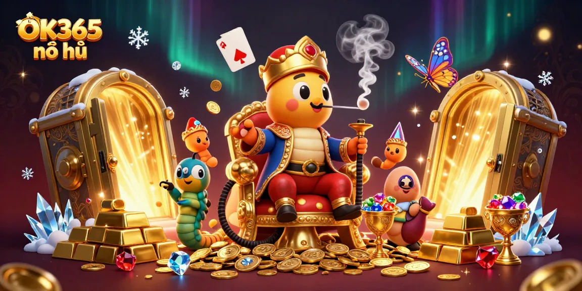 Engage in thrilling gameplay with OK365 nổ hũ, featuring vibrant casino elements and enchanting characters.