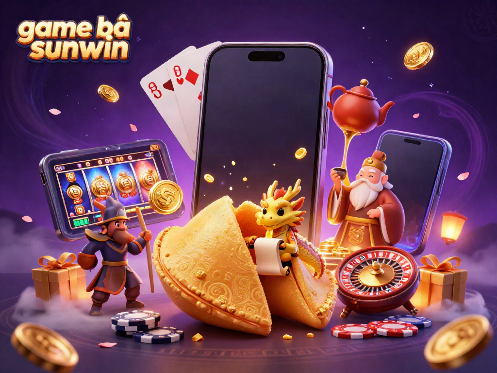 Experience the excitement of game bài sunwin with a vibrant display of casino characters, golden elements, and engaging gameplay.