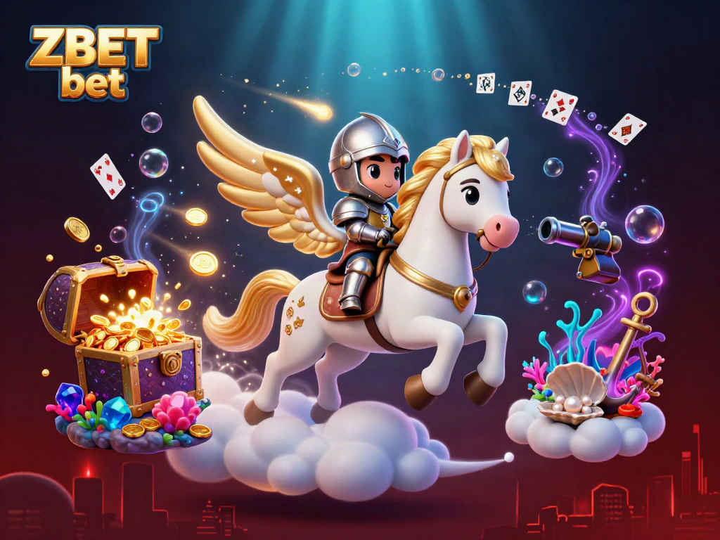 Engage in high-stakes action with ZBET bet while exploring vibrant scenes of fortune and fun.
