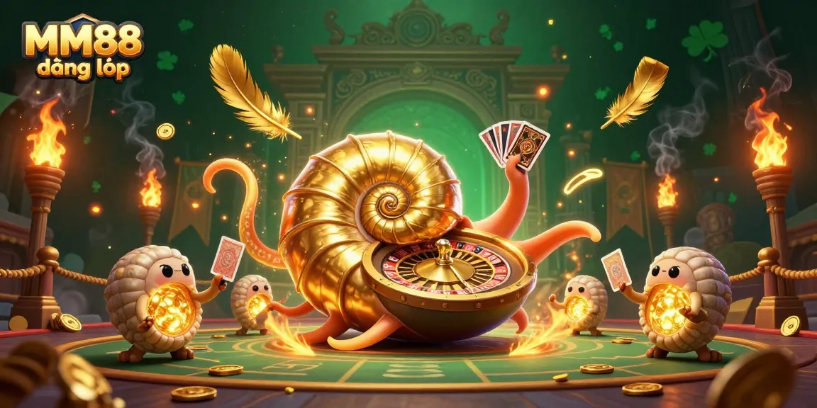 Experience the thrill with MM88 đăng nhập and vibrant casino action featuring a golden nautilus roulette.