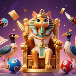 Engage with GK88 lottery excitement featuring a vibrant scene of characters and dynamic gambling elements.