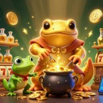 Experience new88 đăng nhập with this vibrant casino scene featuring gold coins and games.
