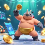 Experience thrilling action at xxbb446 as a beetle sumo champion wins big with flying coins!