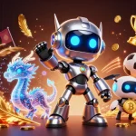 Betting big on sin88 with a vibrant 3D casino illustration showcasing fun characters and excitement.